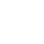 White stylized femur bone icon with radiating lines on a black background.