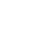 A white pixelated outline of a tooth with a sparkle on its surface against a black background.