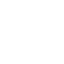 White outline icon of two bent legs on a black background.